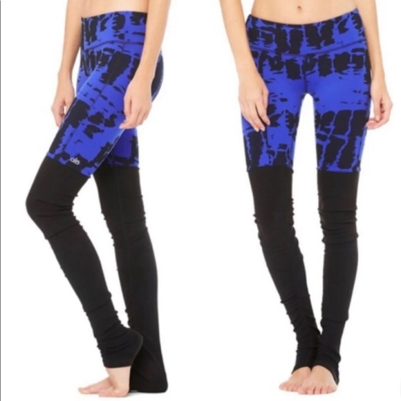 ALO Yoga Pants & Jumpsuits Alo Yoga Goddess Leggings Tie Dye Leg